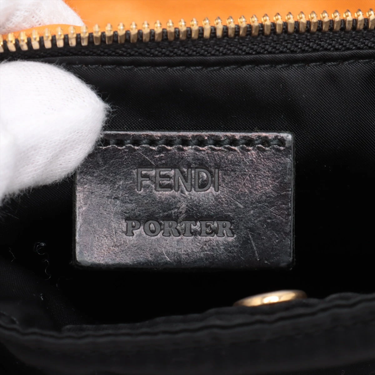 フェンディ×ポーター ナイロン×レザー 3WAYショルダーバッグ