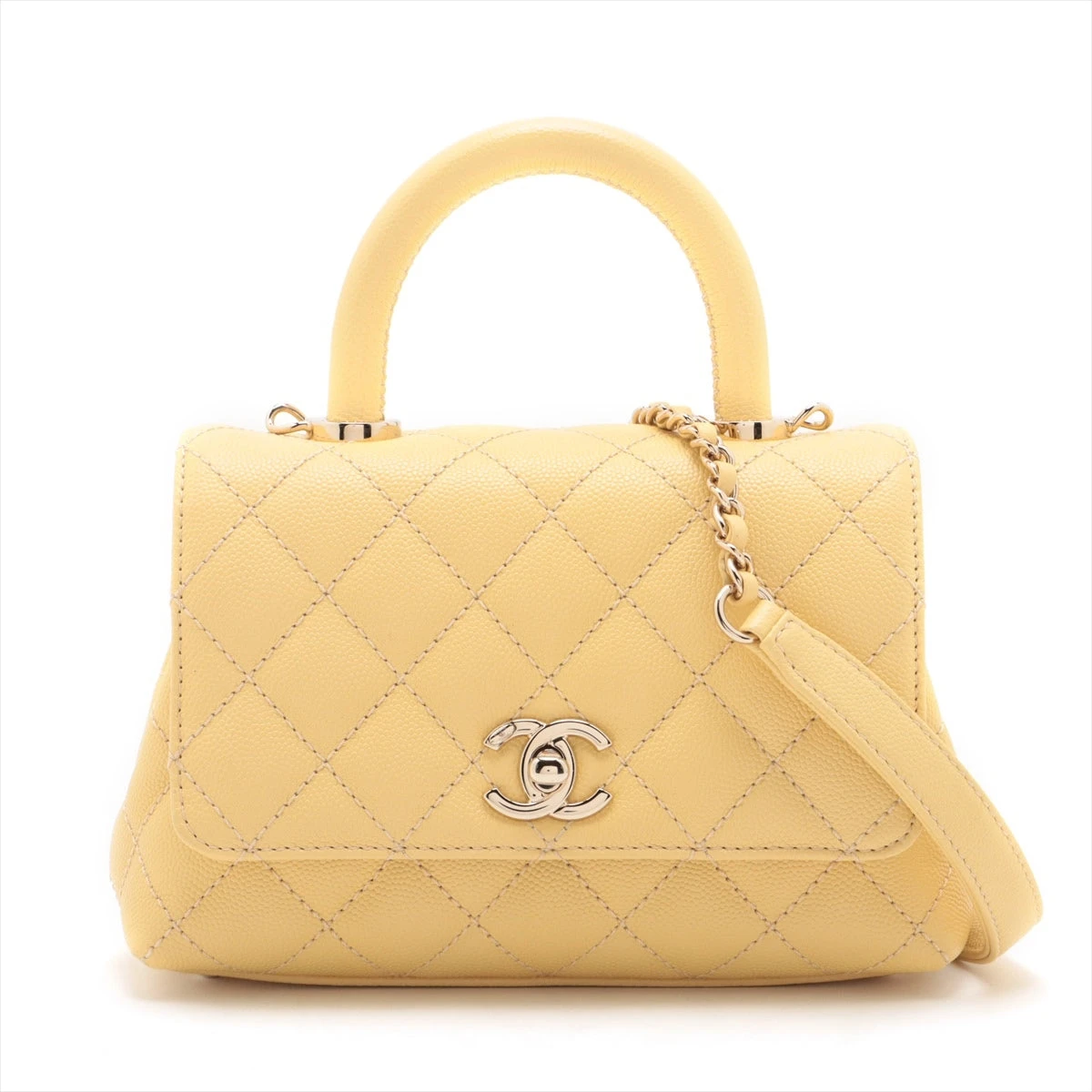 ゴールドがお洒落♪ CHANEL ケリー バッグ ２WAY 楽天市場】シャネル マトラッセ ケリーの通販