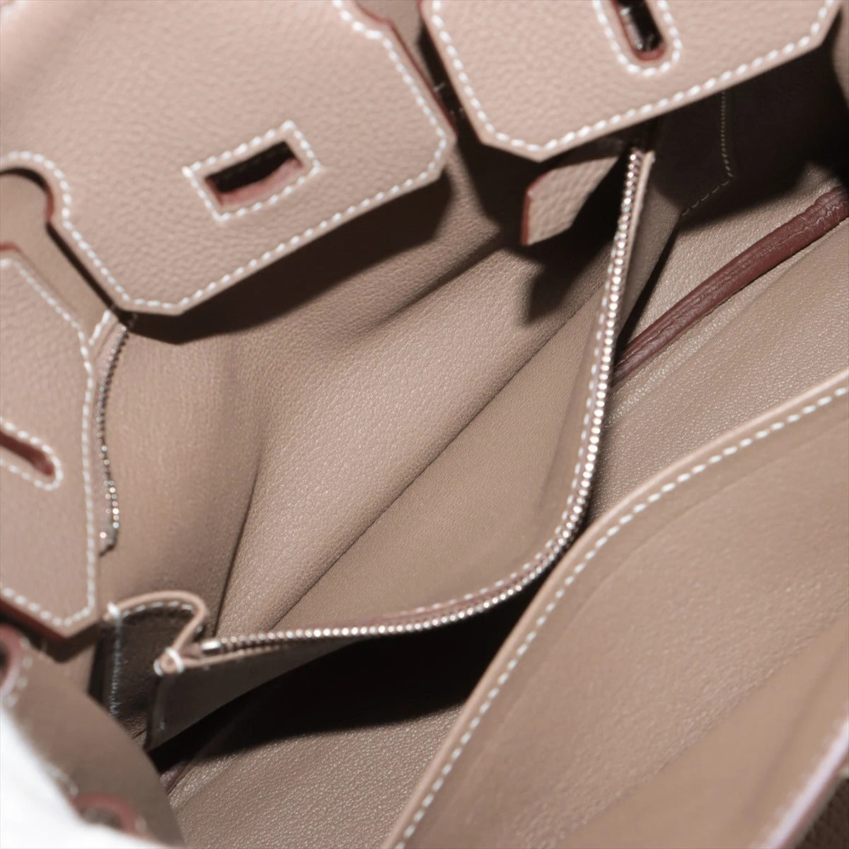 エルメス バーキン25 トゴ エトゥープ シルバー金具 W:2024年 A3044191