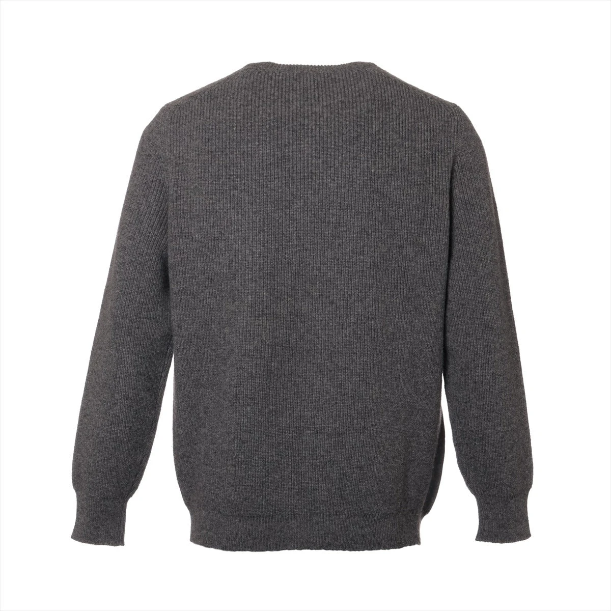 ヴィトン 13AW コットン×カシミヤ ニット L メンズ グレー RM132M ヴィトン 13AW コットン×カシミヤ ニット L メンズ グレー RM132M