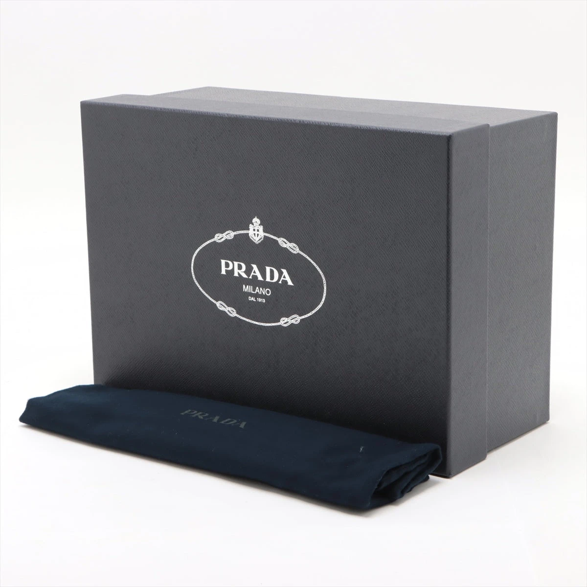 PRADA☆直営店買付☆モノリス ブラッシュドレザー ローファー