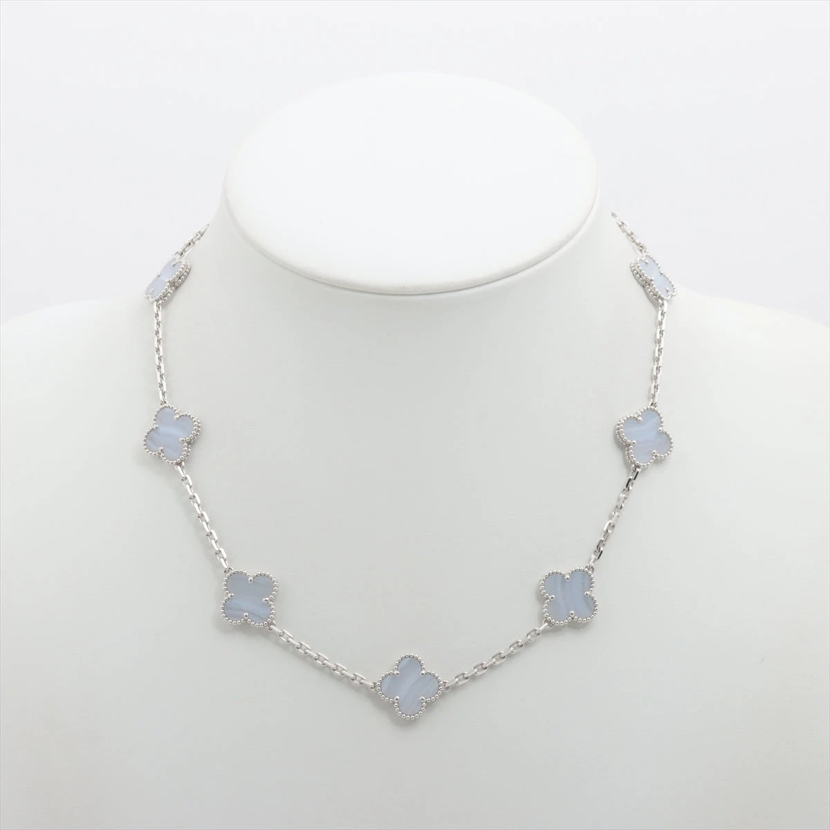 ヴァンクリーフ&アーペル ヴィンテージアルハンブラ 10P カルセドニー