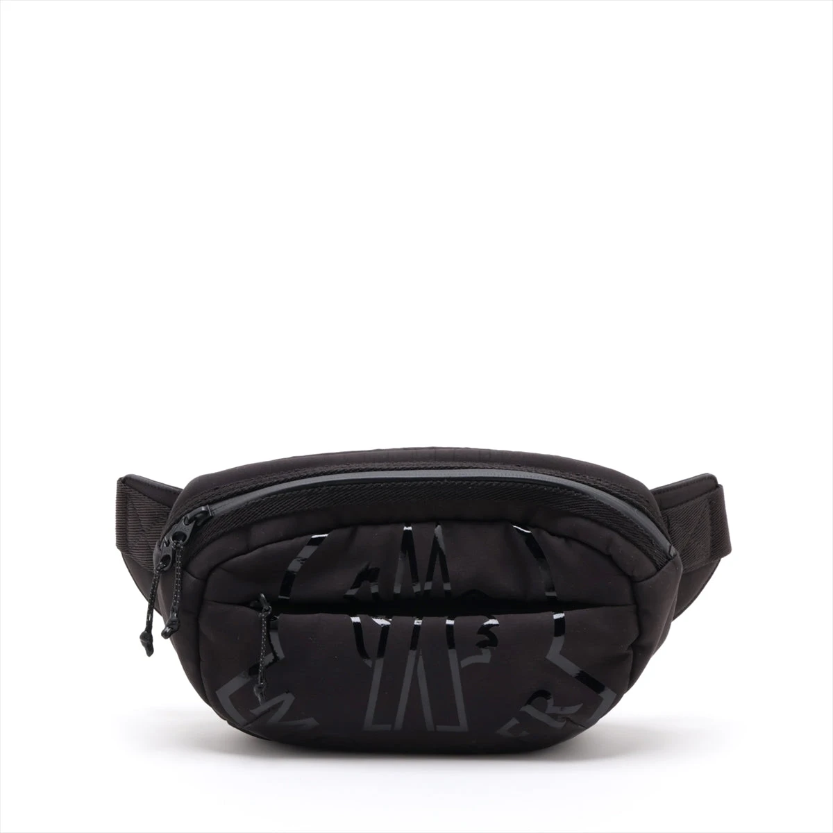 ✨定価12万✨MONCLER モンクレール ボディバッグ 黒 ロゴ 総柄