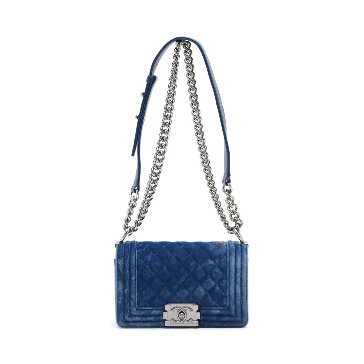 新品 正規品】CHANEL シャネル 手袋 青 ブルー マリン