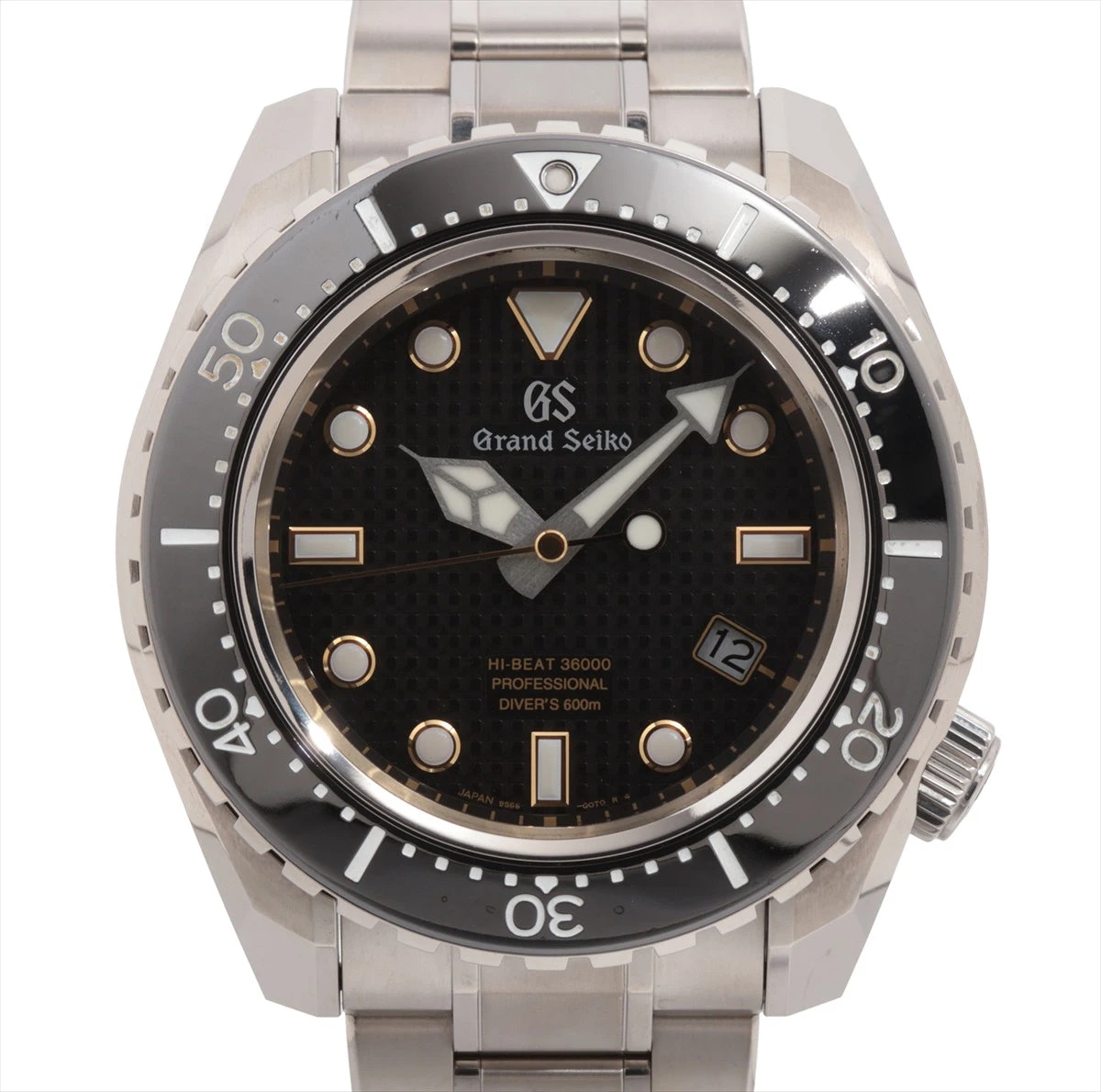 DESIGN LIGE 1856 自動巻き 黒文字盤 28800 ハイビート DESIGN