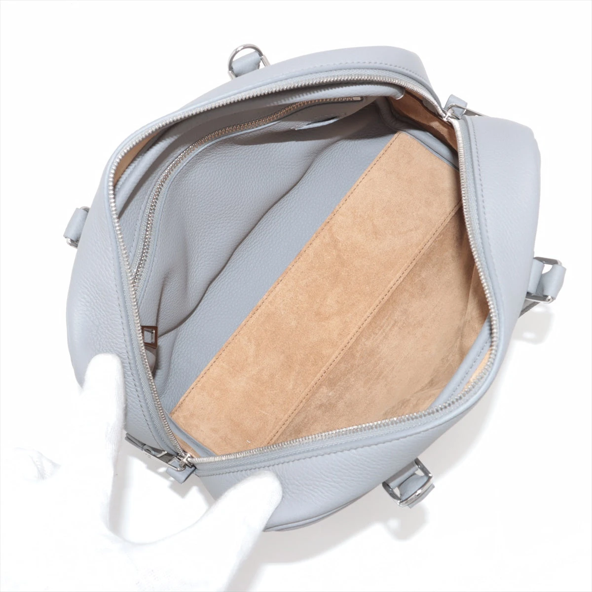 LOEWE アマソナ23cmショルダー　グレー Amazona（LOEWE） 送料無料 ロエベ アマソナ23 グレー 2WAY ショルダー