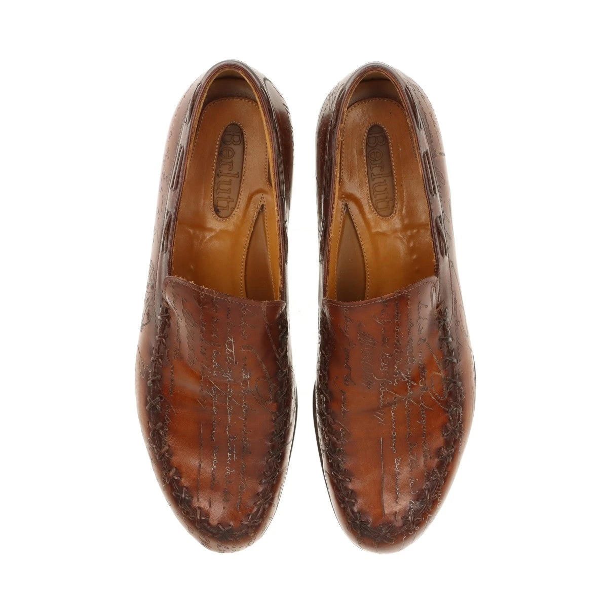 ベルルッティ　8 ブラウンレザー ローファー ベルルッティ レザー ローファー 8 メンズ ブラウン フェデリコ