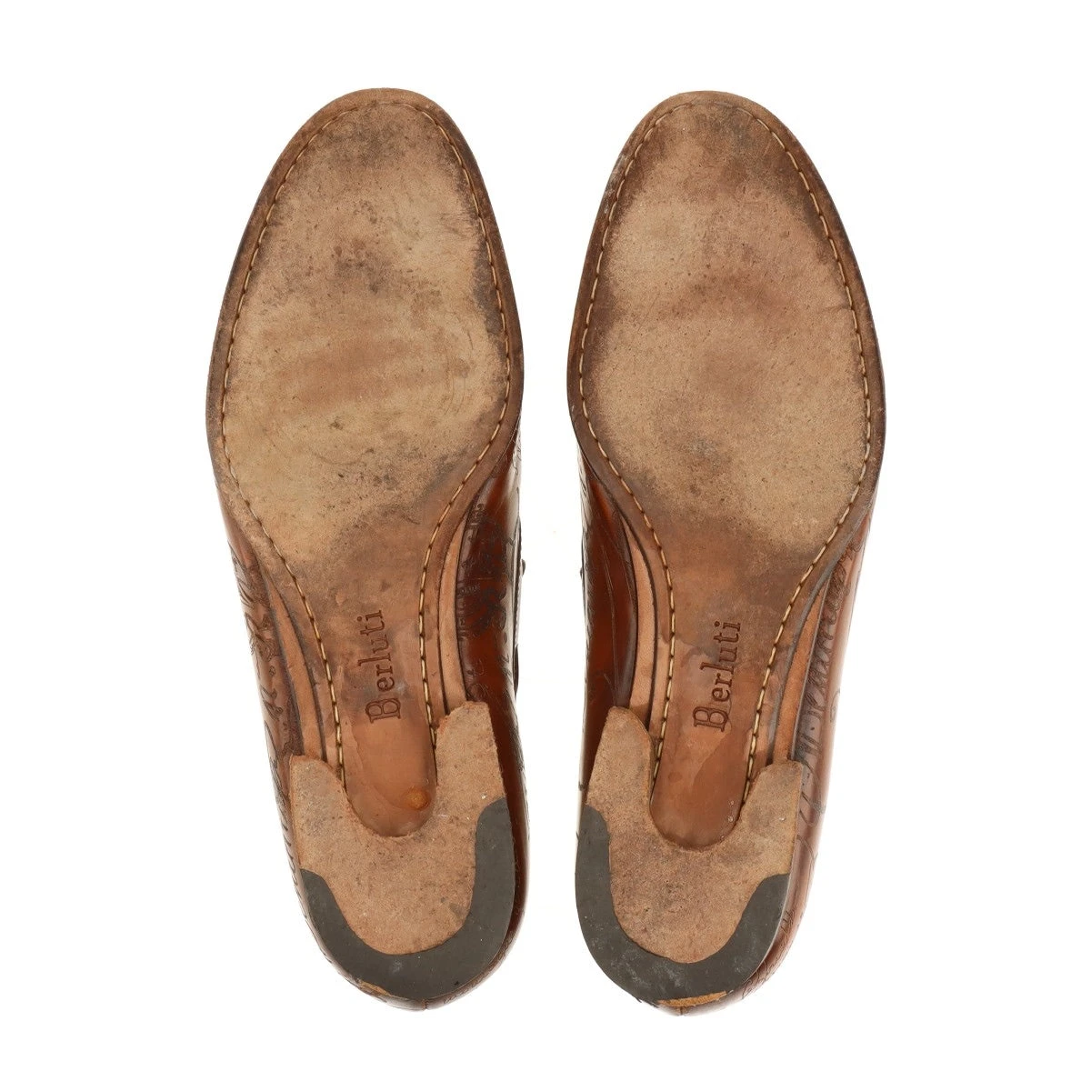 ベルルッティ　8 ブラウンレザー ローファー ベルルッティ レザー ローファー 8 メンズ ブラウン フェデリコ