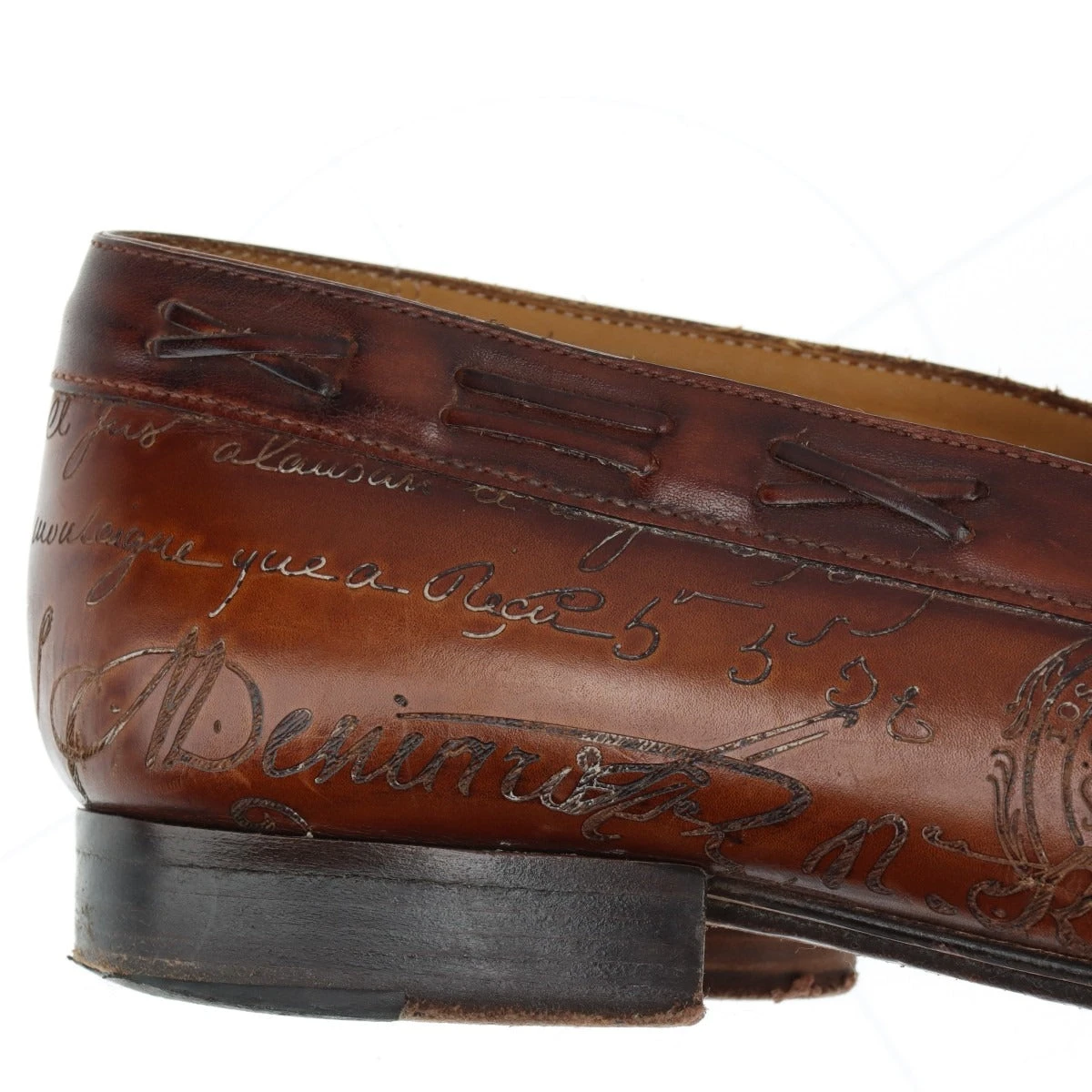 ベルルッティ レザー ローファー 8 メンズ ブラウン フェデリコ