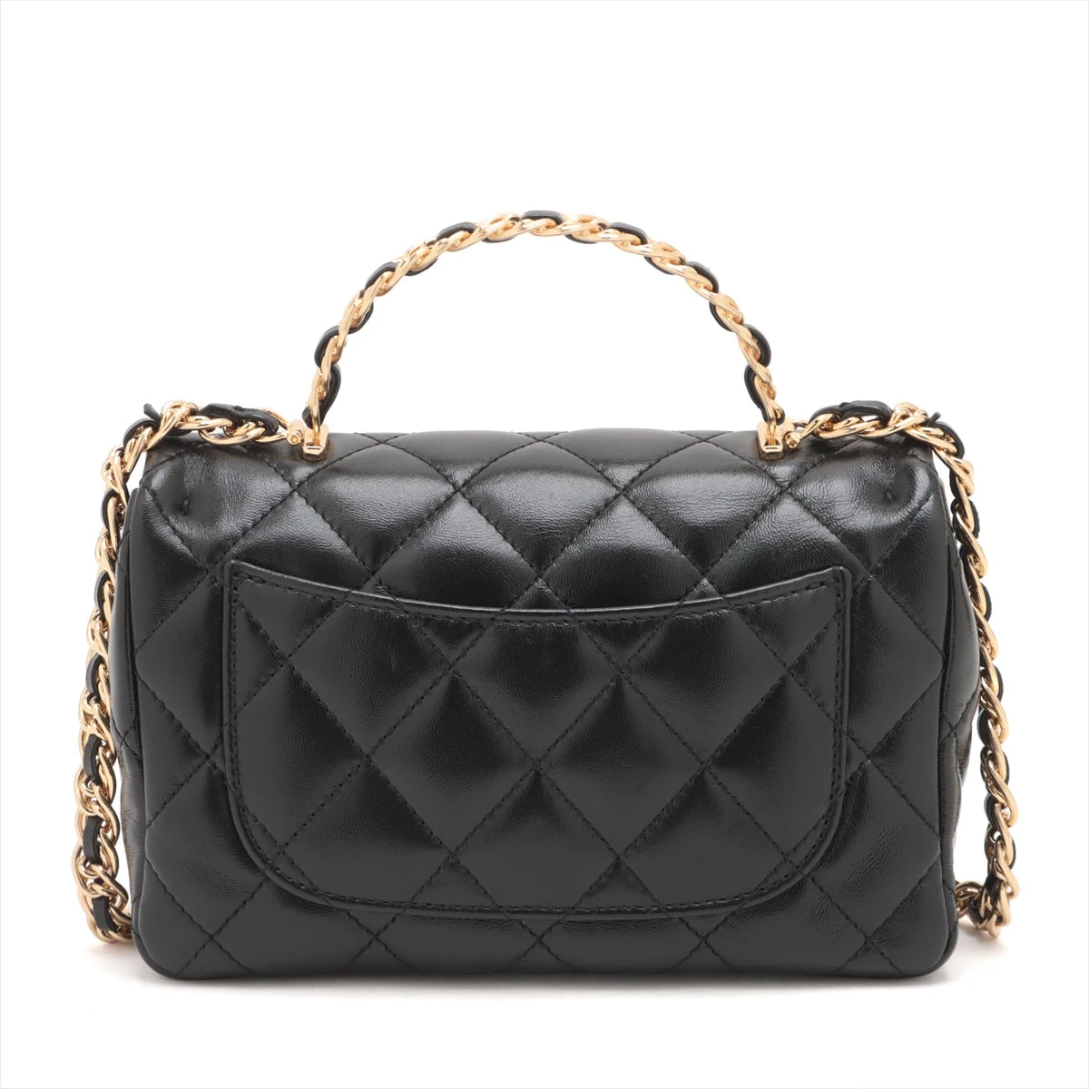 シャネル マトラッセ レザー 2WAYハンドバッグ トップハンドル