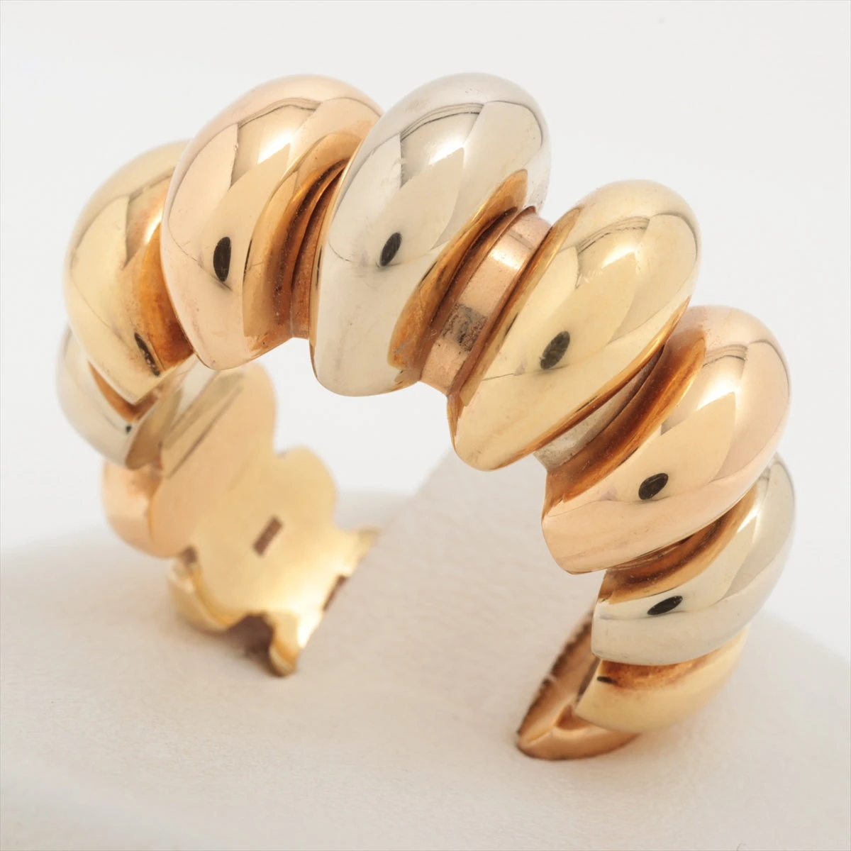 ブルガリ チェルタウラ リング 750(YG×PG×WG) 19.7g A3104217｜中古