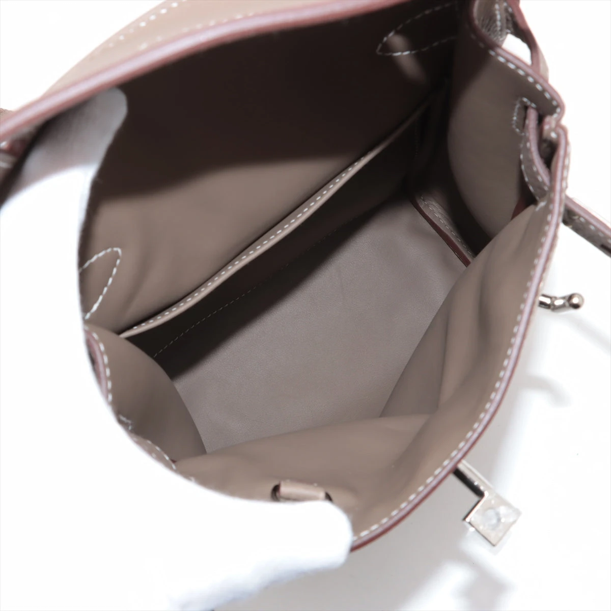 エルメス アッカドPM トゴ エトゥープ シルバー金具 W:2024年 A3090296