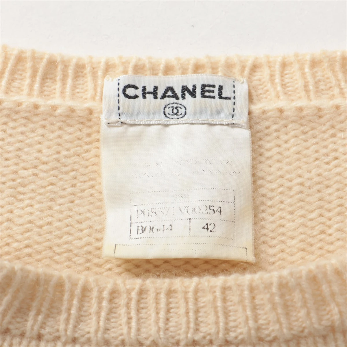 CHANEL シャネル カメリアセーター 42 カシミアニット カシミヤセーター CHANEL シャネル カメリアセーター 42 カシミアニット カシミヤ