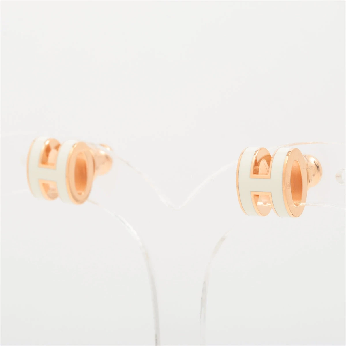 エルメス ミニポップアッシュH ピアス(両耳用) GP A3111448｜中古 