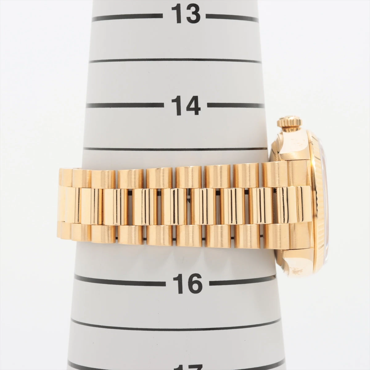 M▽扁額 享和三年癸亥 (210) ロレックス デイデイト 18038 YG AT ピラミッド文字盤 あまりごま3