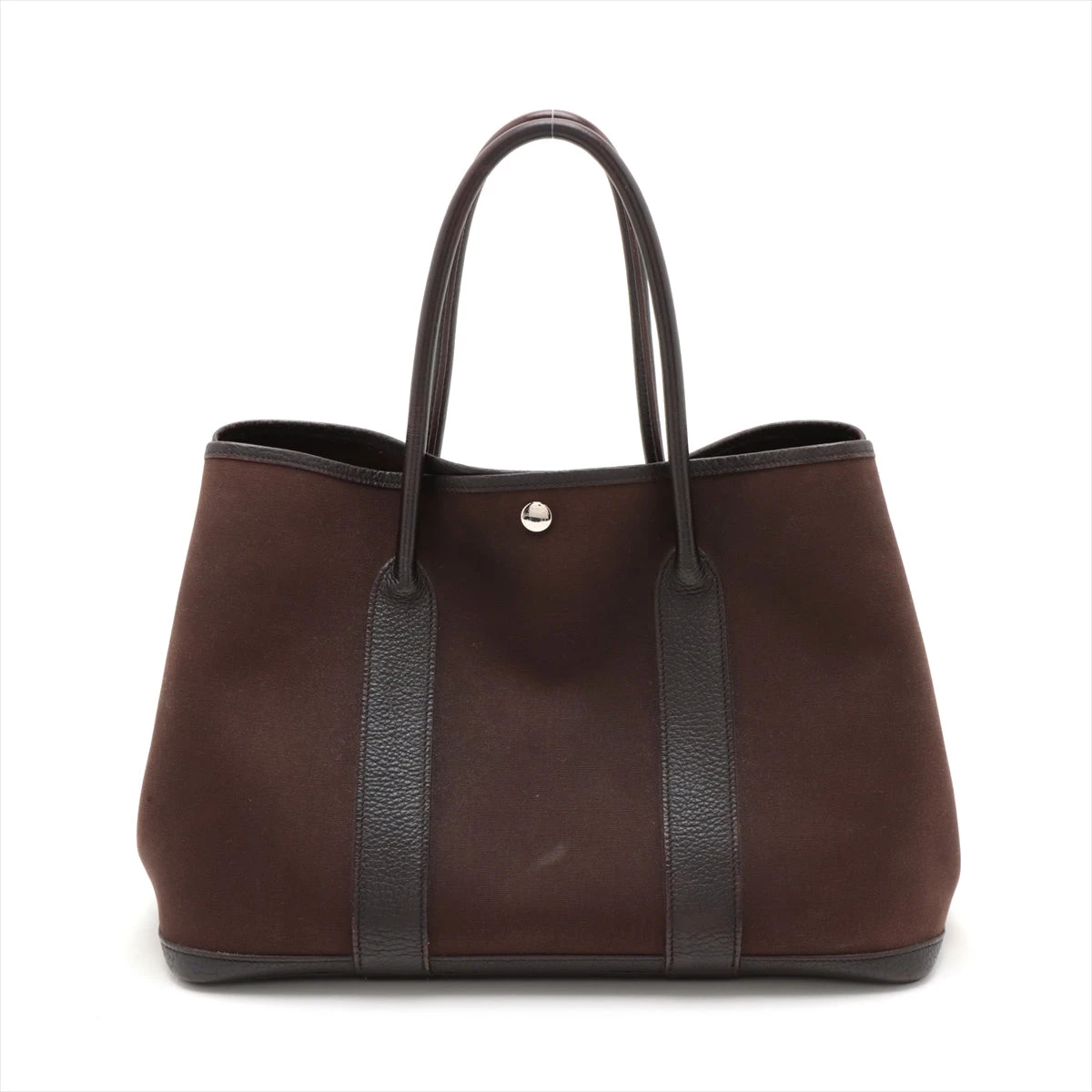 HERMES エルメス　ガーデンパーティー PM　ブラウン トワルオフィシエ エルメス ガーデンパーティ36 PM トワルオフィシエ×ネゴンダ