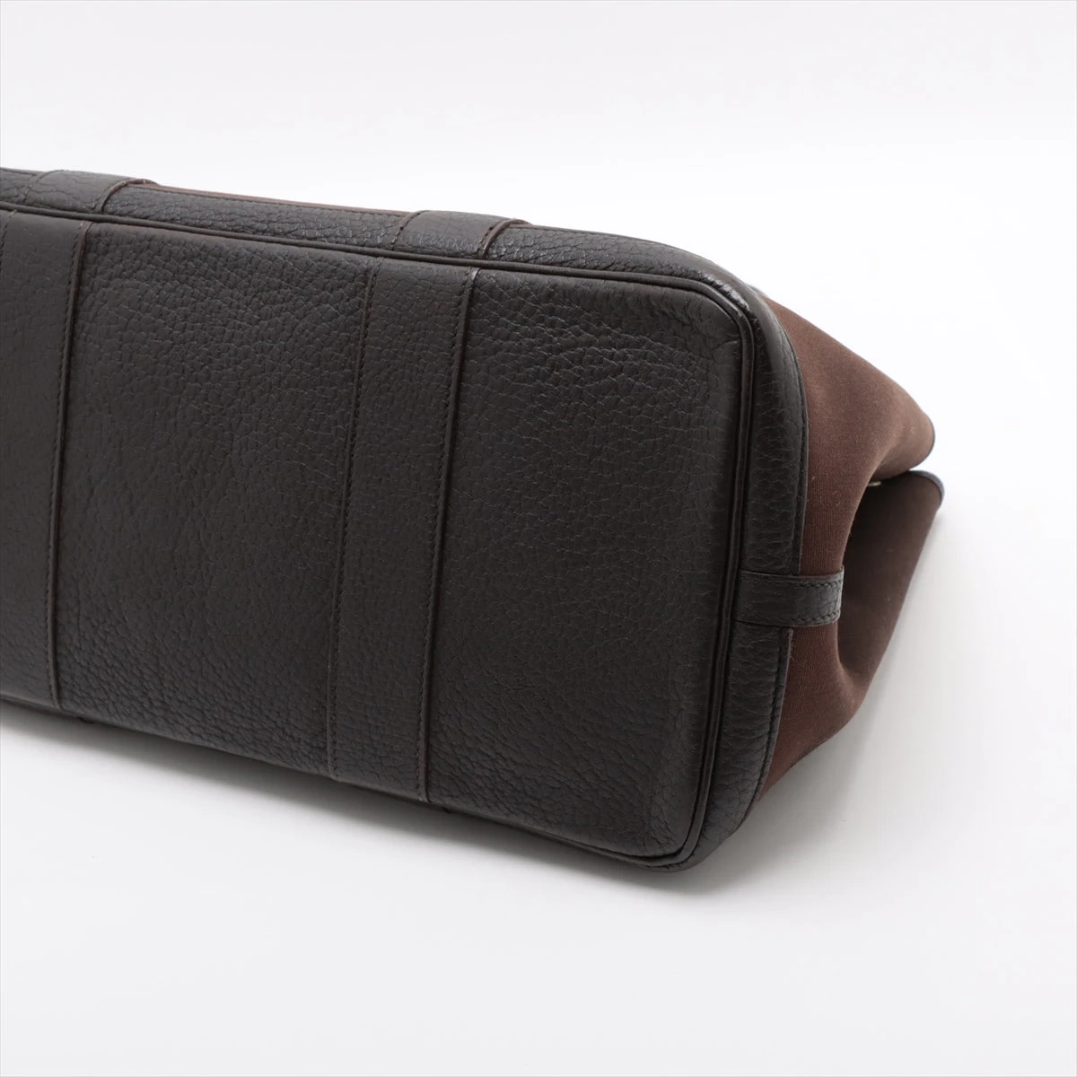 HERMES エルメス　ガーデンパーティー PM　ブラウン トワルオフィシエ ガーデンパーティ PM カーキ/ブラウン/パラジウム金具 トワル