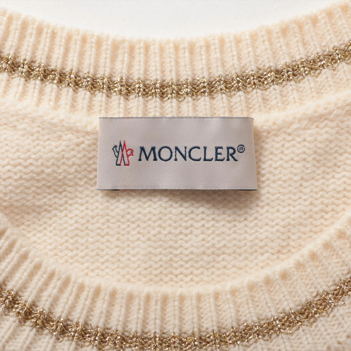 最終大幅値下★アイボリー★モンクレール★moncler★カシミヤ混ウールニット★ 最終大幅値下☆アイボリー☆モンクレール☆moncler☆カシミヤ混