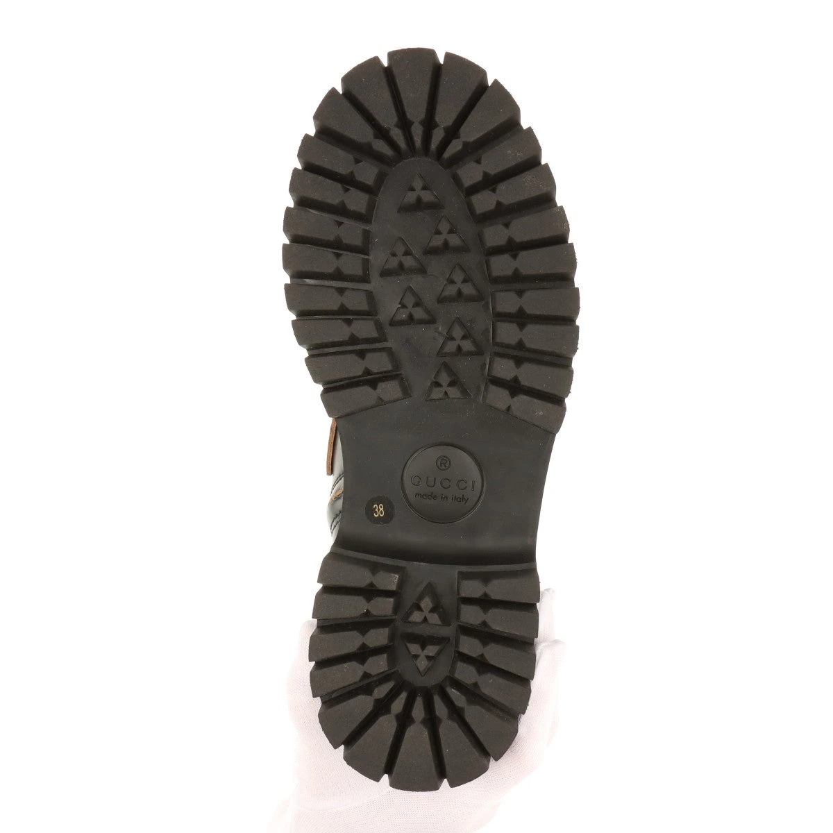美品　グッチ　ブーツ　ショートブーツ　ブラック　ホースビット　38 1/2 グッチ ホースビット〕ウィメンズ アンクルブーツブラック