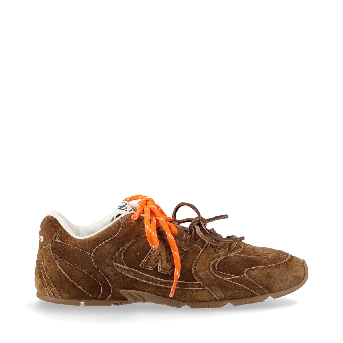miumiu newbalance 38 スウェード ブラウン ミュウミュウ×ニューバランス 24SS スエード スニーカー 38