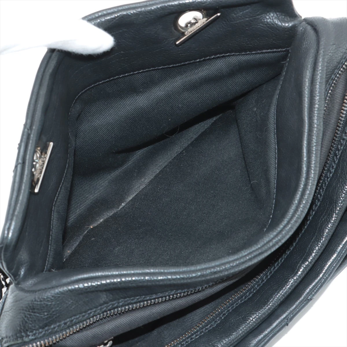 シャネル ダイヤステッチ レザー チェーンショルダーバッグ ココマーク