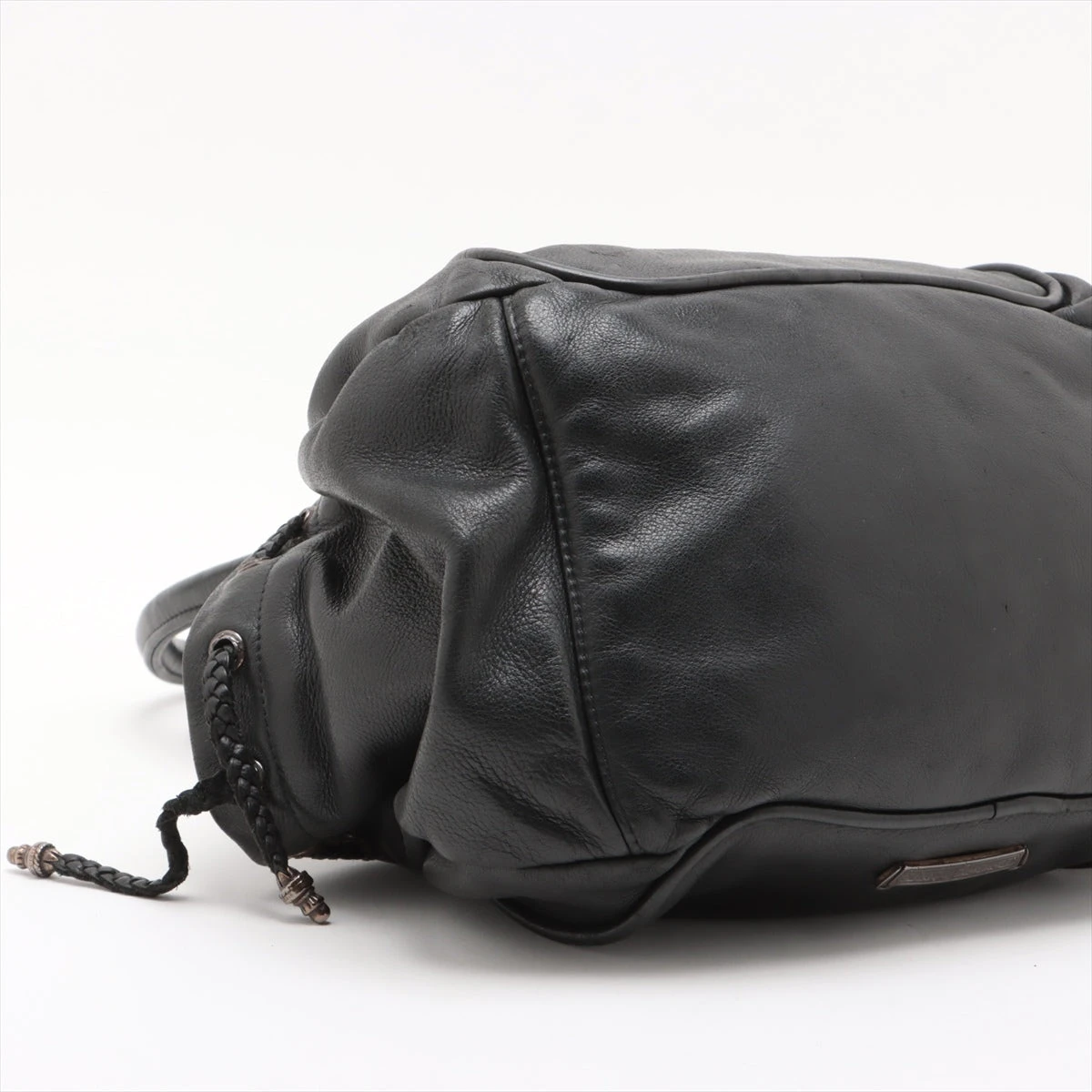 ✨極美品✨フレッドペリー ボストンバッグ オールレザー シルバーロゴ 月桂冠 黒 ✨極美品✨フレッドペリー ボストンバッグ オールレザー