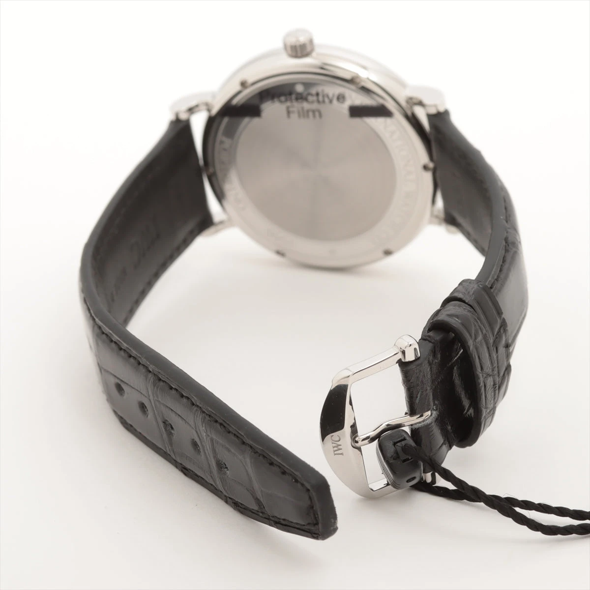 IWC ポートフィノ IW356502 SS×革 AT 黒文字盤 A3176019｜中古