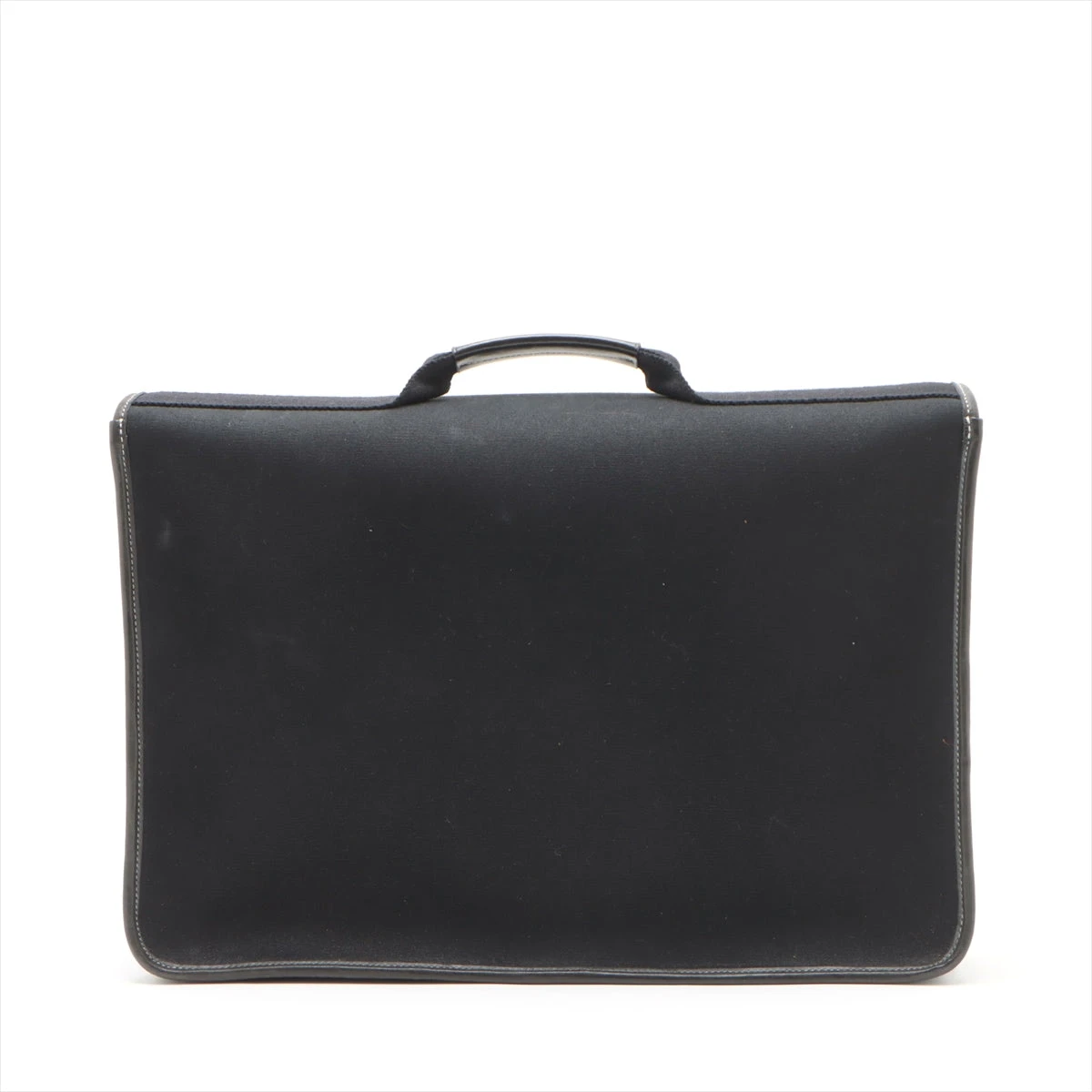 エルメス ブエナベンチュラMM トワルオフィシエ×カーフレザー ブラック