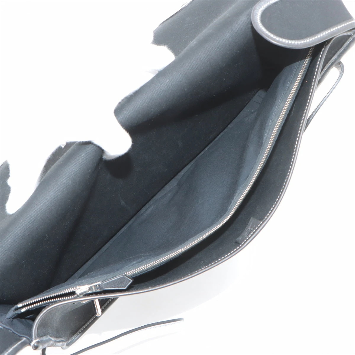 エルメス ブエナベンチュラMM トワルオフィシエ×カーフレザー ブラック