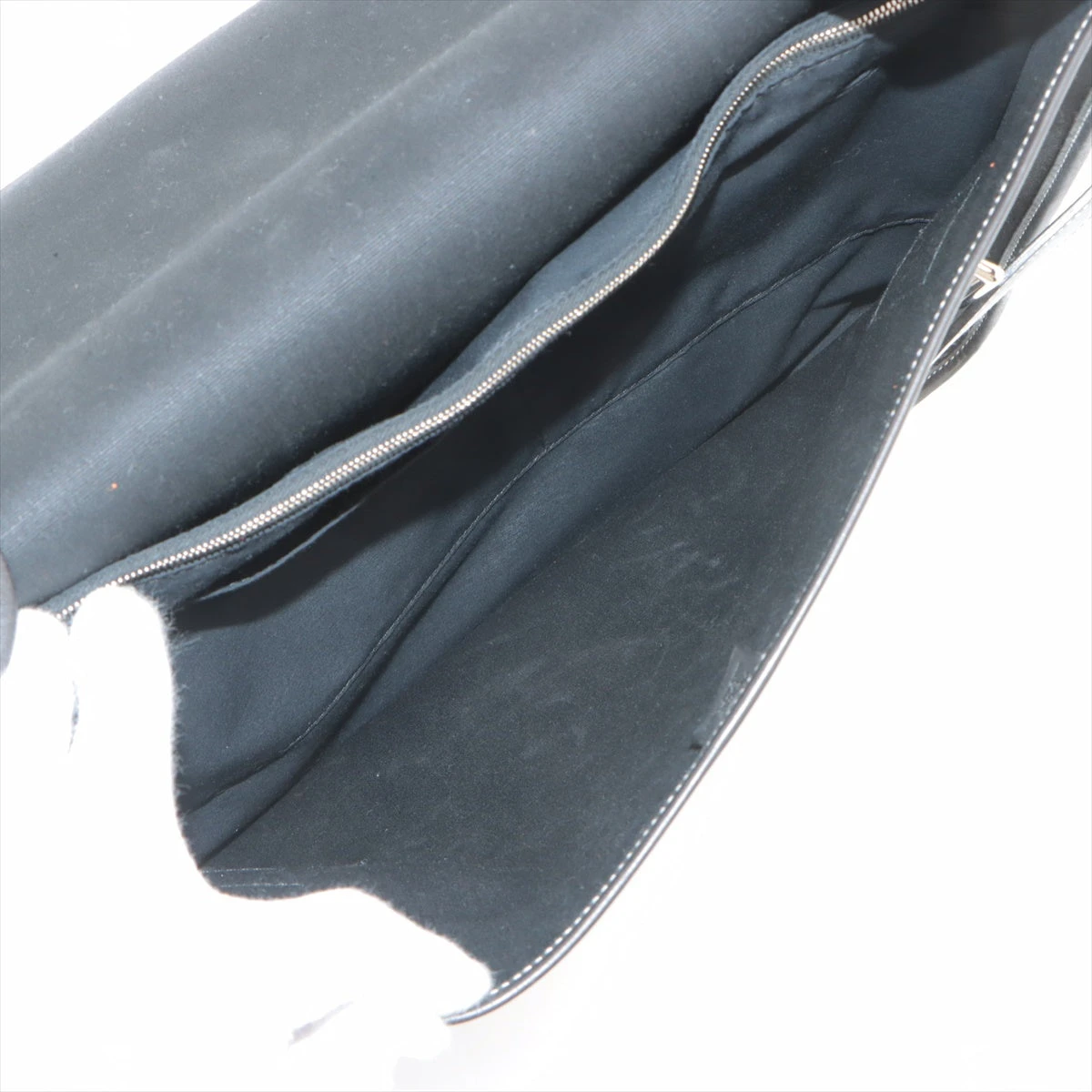 エルメス ブエナベンチュラMM トワルオフィシエ×カーフレザー ブラック