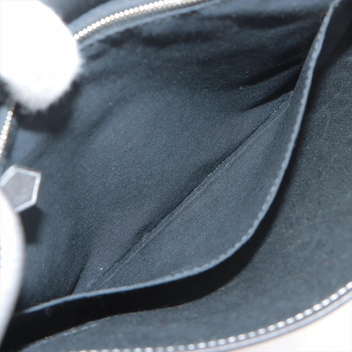 エルメス ブエナベンチュラMM トワルオフィシエ×カーフレザー ブラック