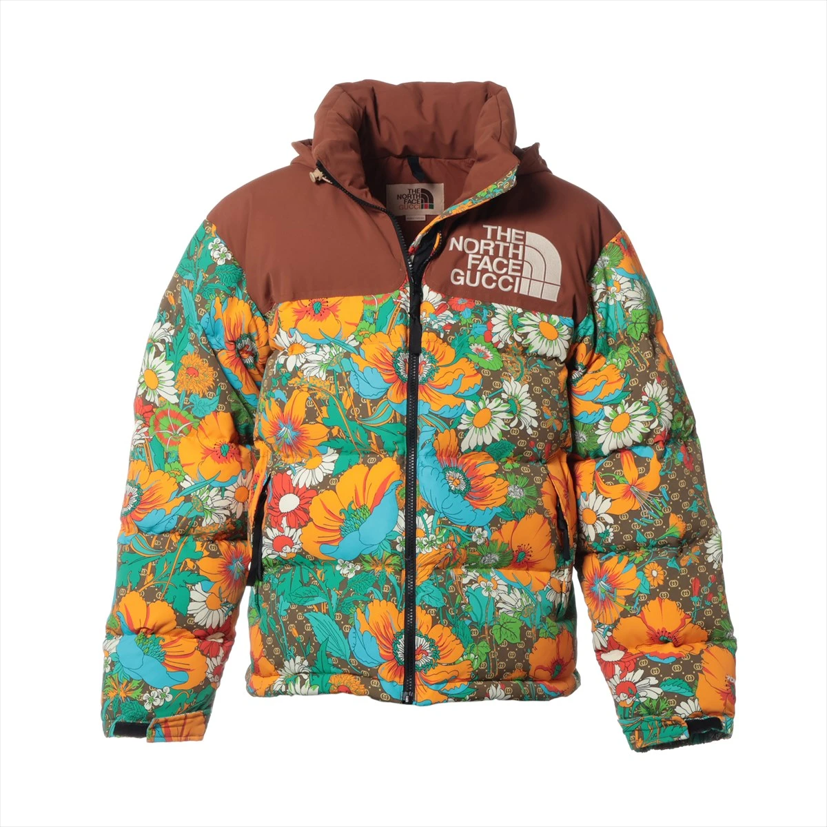 グッチ　ノースフェイス　コラボ　カラーブロッツ　ナイロン　ジャケット　マウンテン グッチ ノースフェイス コラボ カラーブロッツ ナイロン ジャケット