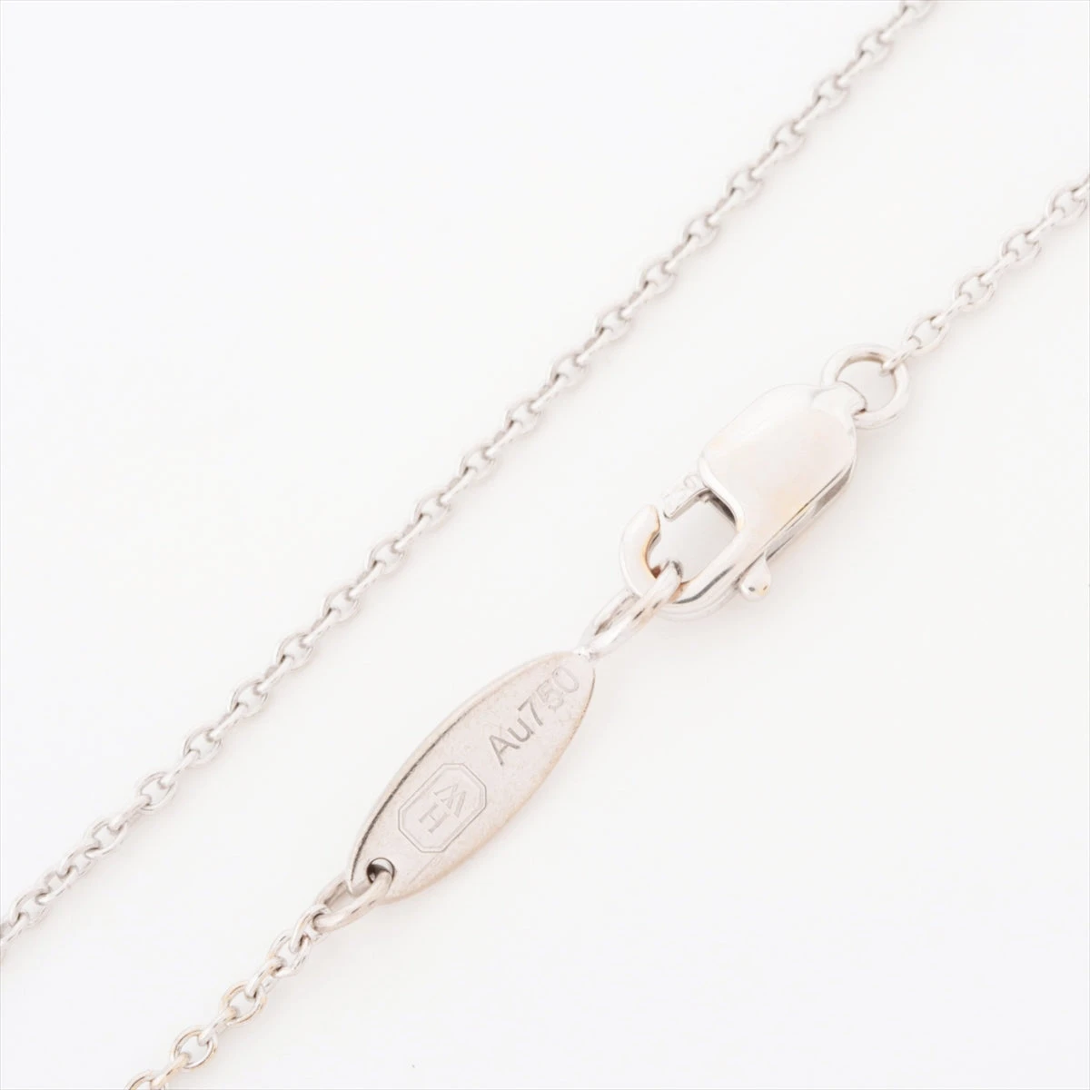 ハリーウィンストン HWロゴ ダイヤ ネックレス 750(WG) 4.8g AP047954