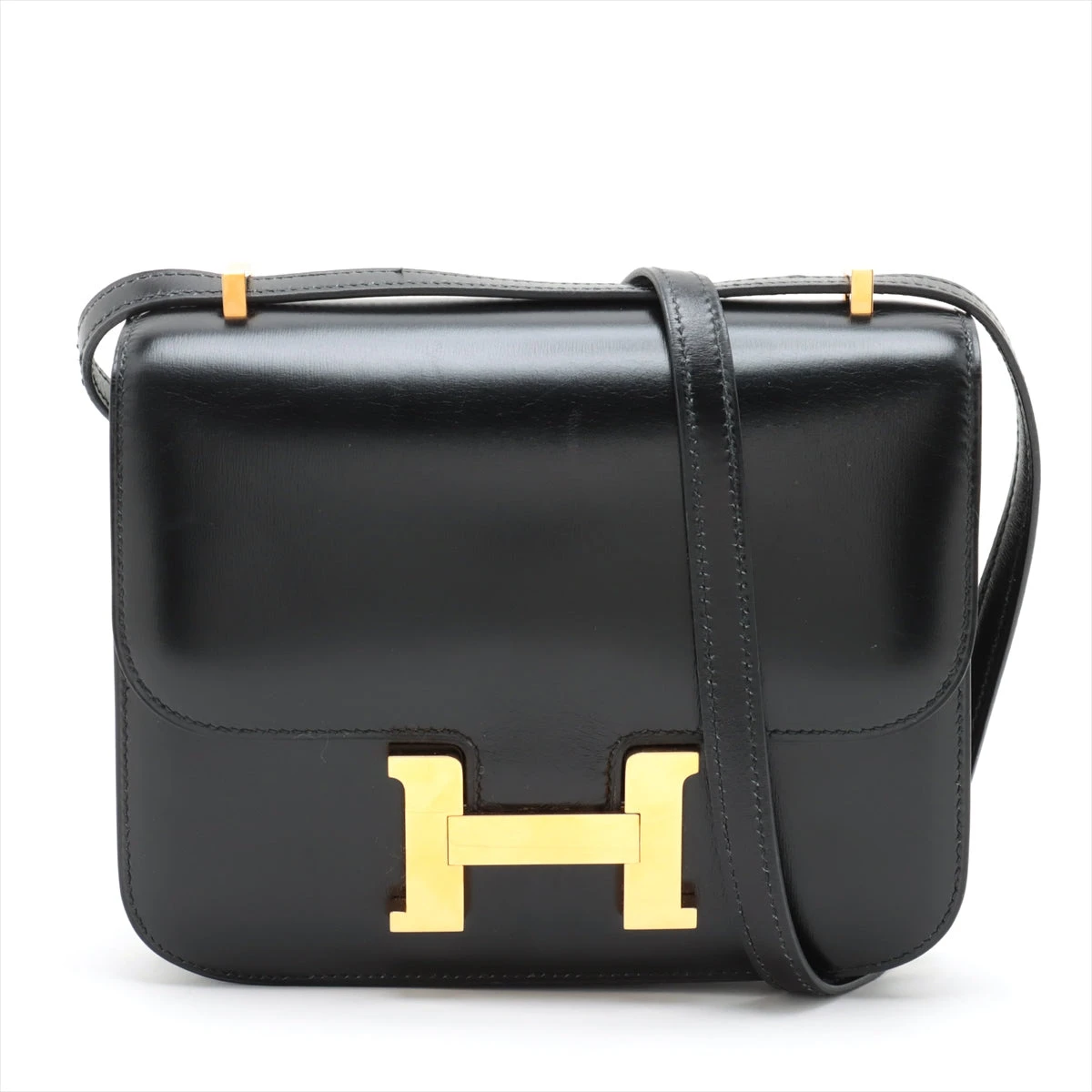 a*6様 美品✨ HERMES ベルト コンスタンス ゴールド金具 ブラック 6 HERMES エルメス コンスタンスHベルト リバーシブル ブラック