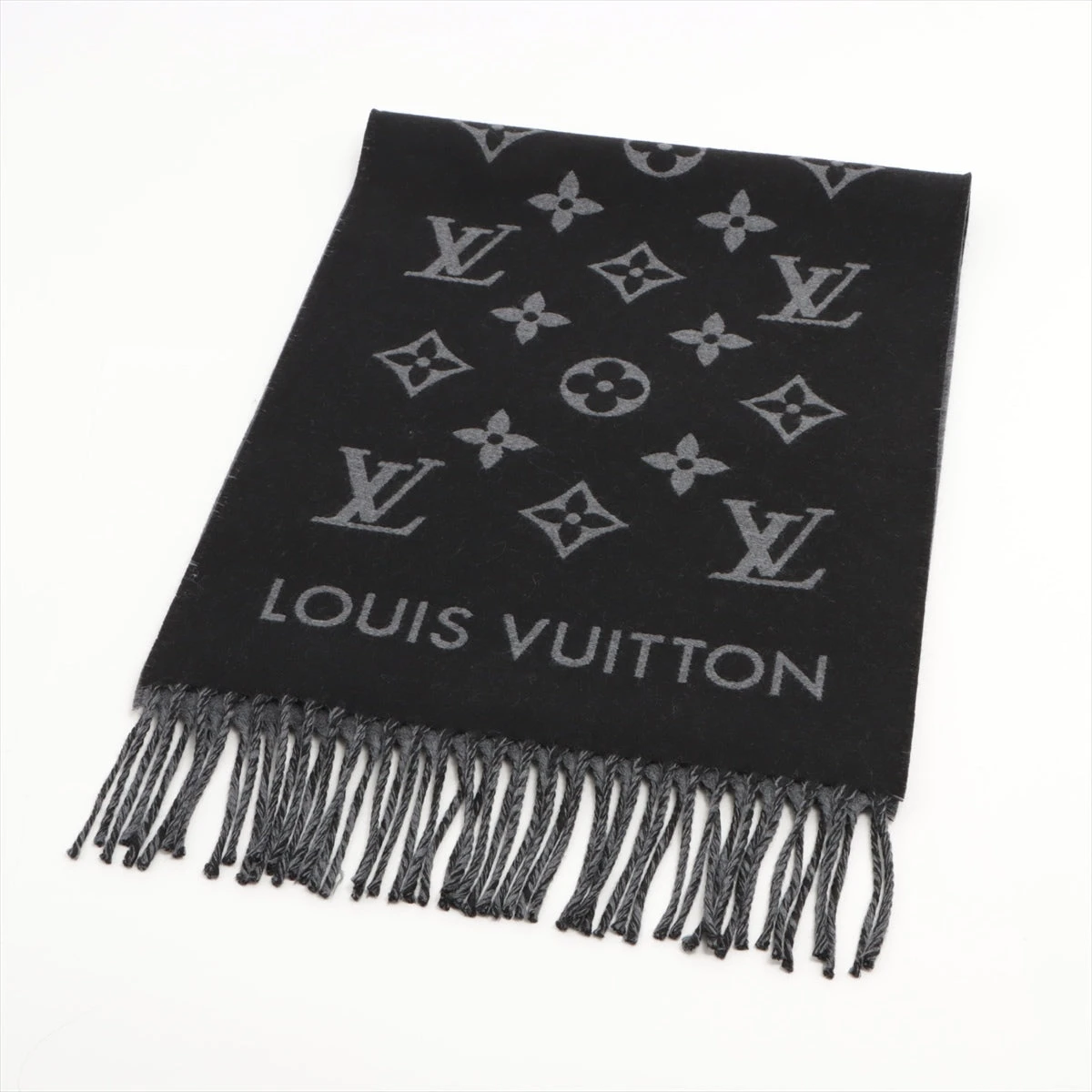 ルイ・ヴィトン グレー マフラー モノグラム 楽天市場】LOUIS VUITTON ルイヴィトンメンズマフラー