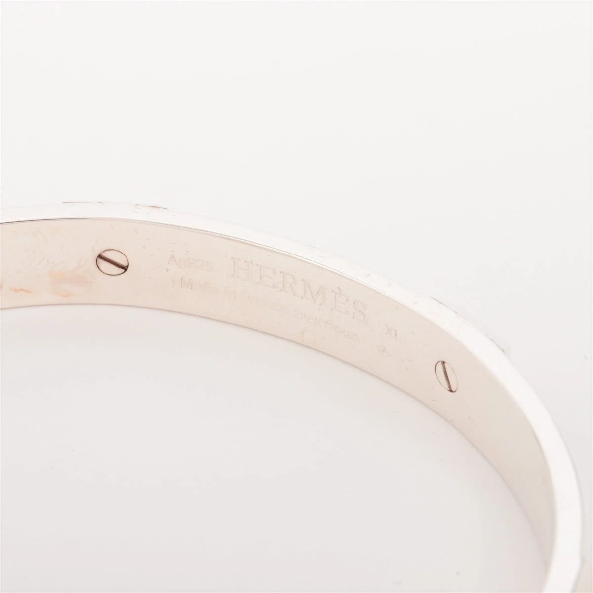 エルメス ミニクルー バングル XL 925 31.2g シルバー A3209344