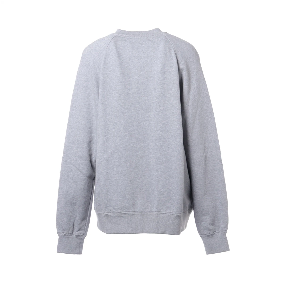 【PRADA】コットン スウェット トレーナー 長袖 ロゴ グレー プラダ トライアングルロゴ 23SS コットン×ポリウレタン
