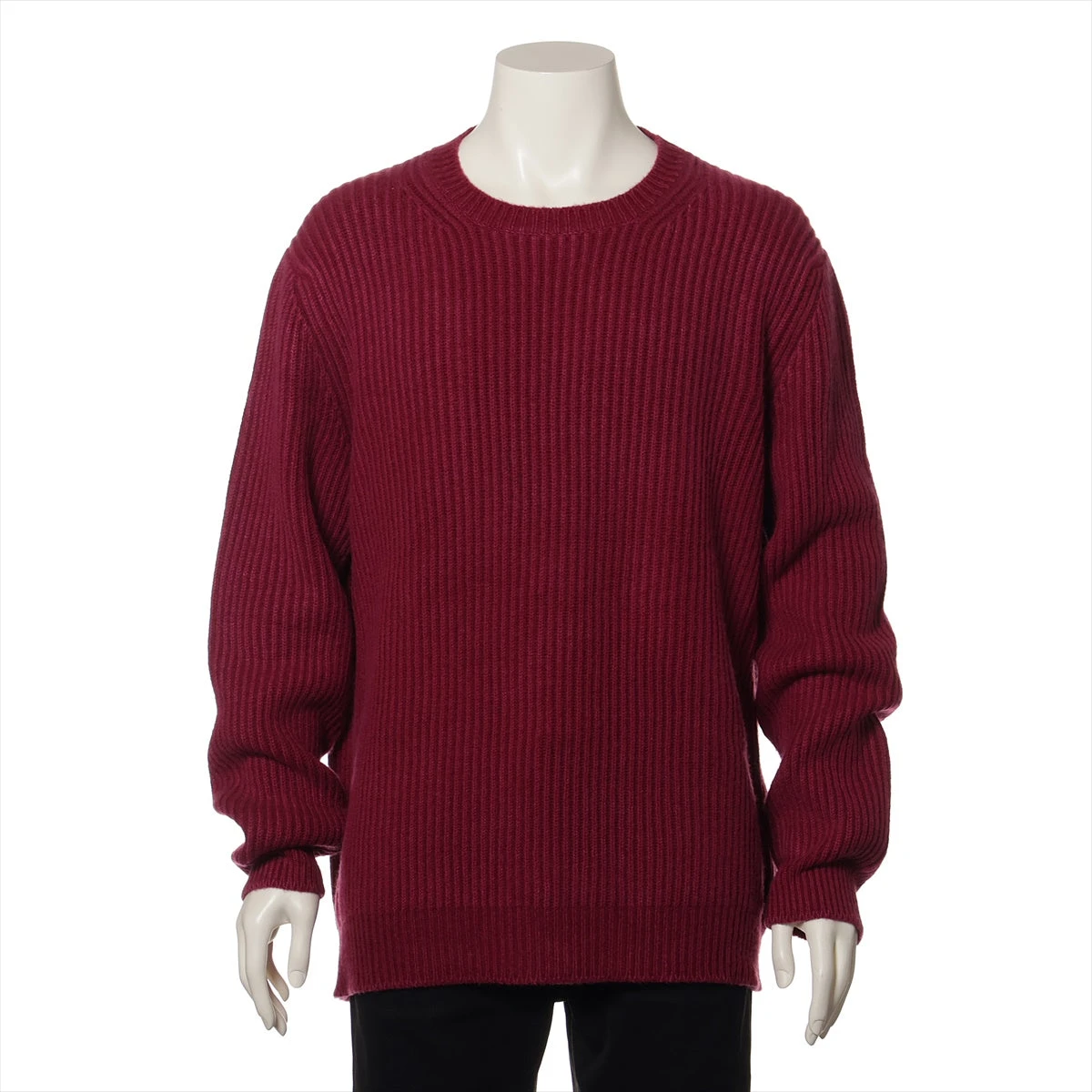 ロロピアーナ カシミヤ ニット 58 メンズ レッド MAC3539 A3223512