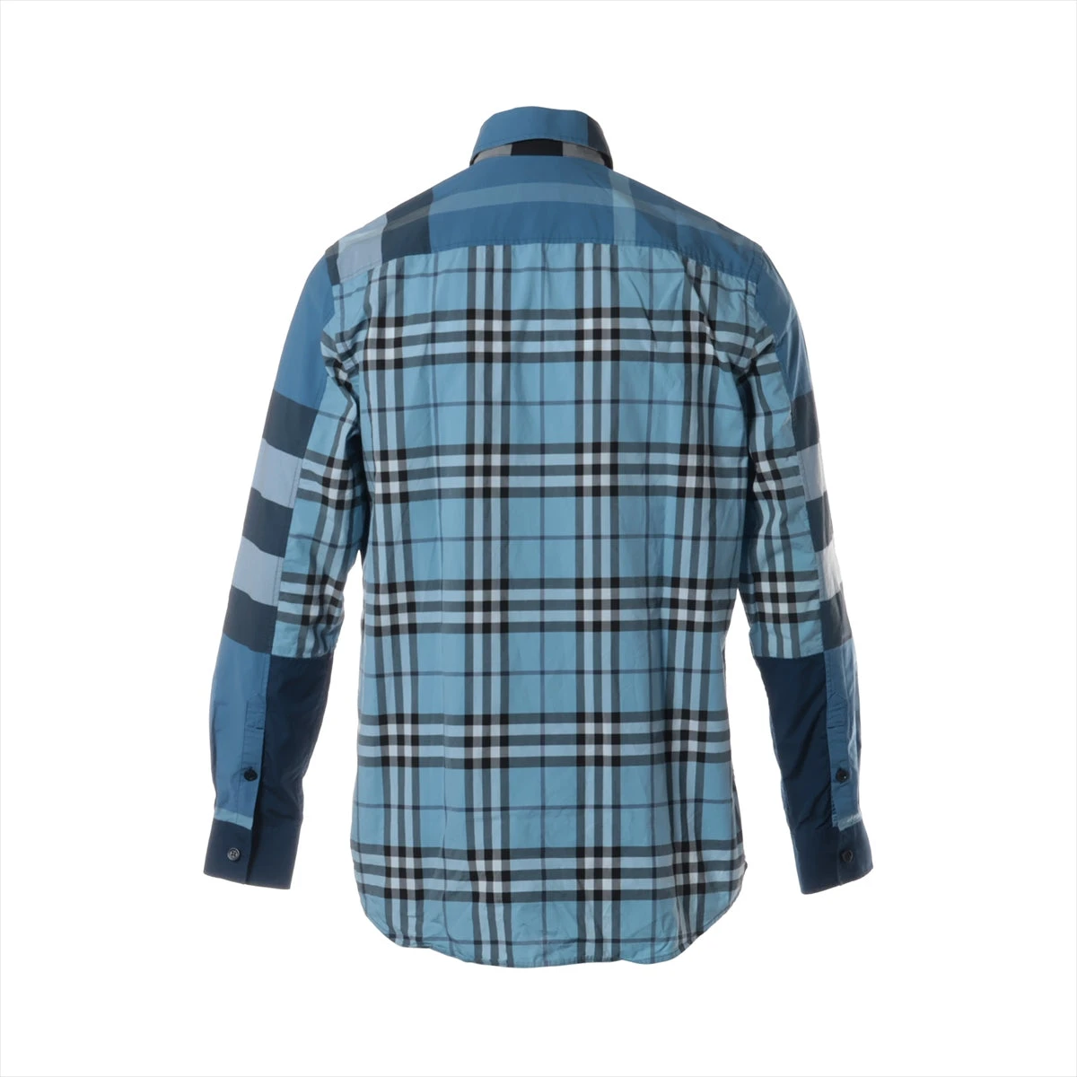 【美品】バーバリー　 半袖シャツ　ネイビー　Lサイズ 61YNPtZVkXL._UY1000_.jpg