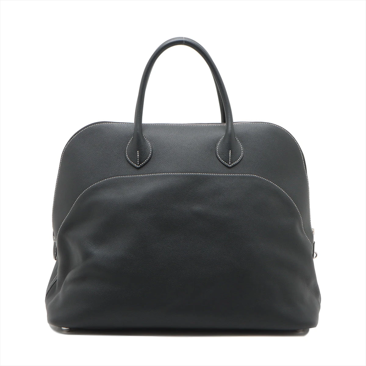 エルメス ボリードリラックス45 ヴォーシッキム ブラック シルバー金具
