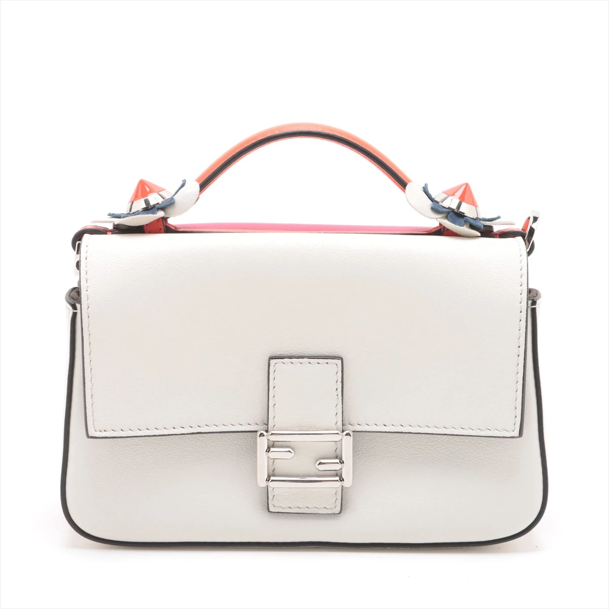 フェンディ ダブルマイクロバゲット レザー 2WAYショルダー
