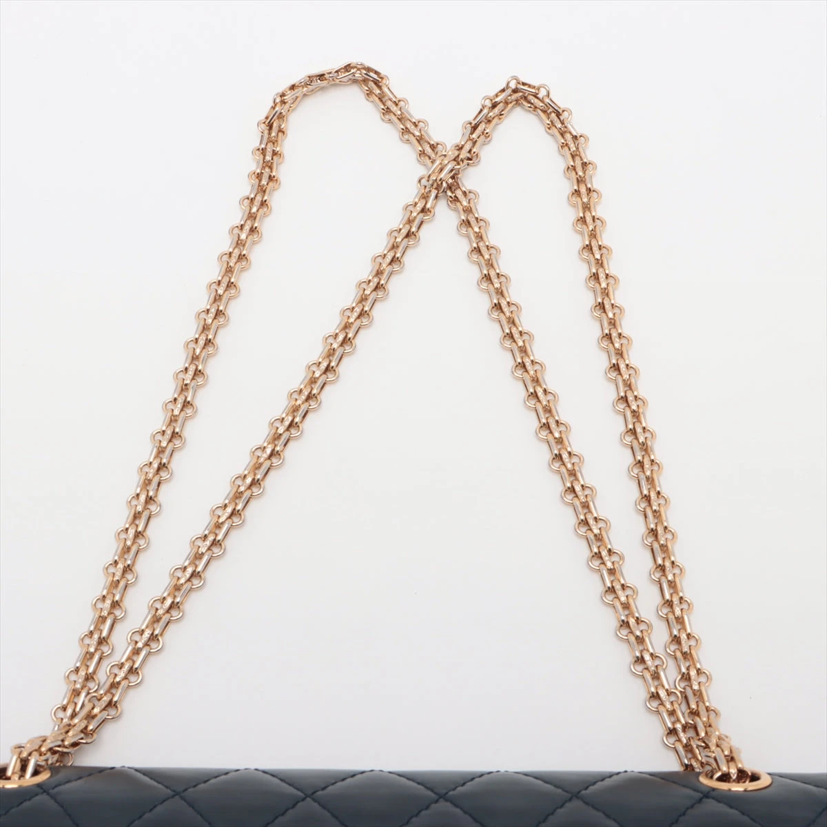 極上美品 シャネル CHANEL マトラッセ ダブルフラップ ダブルチェーン55 シャネル マトラッセ 2.55 ヴィンテージカーフ ダブルフラップ