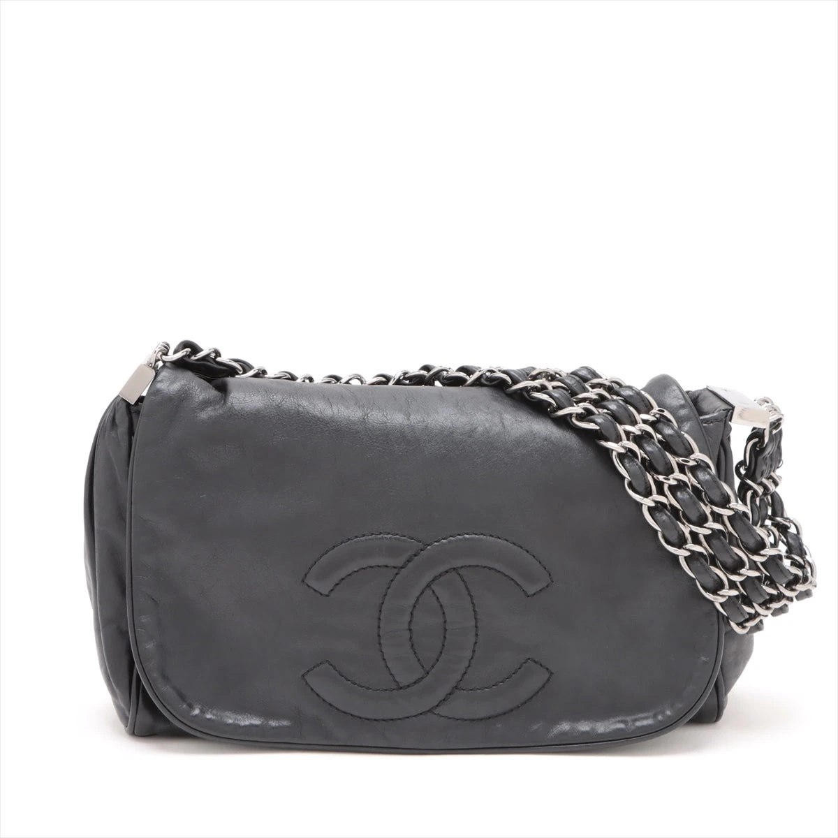 シャネルCHANELココマークショルダー シャネル CHANEL ショルダーバッグ ココマーク11番台 ブラック