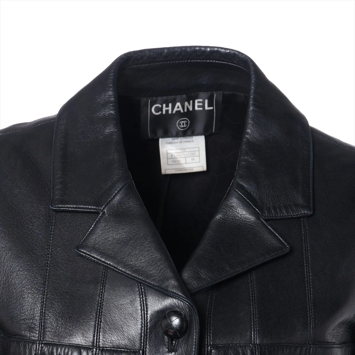 CHANEL BOUTIQUE/シャネル』 レザージャケット 38