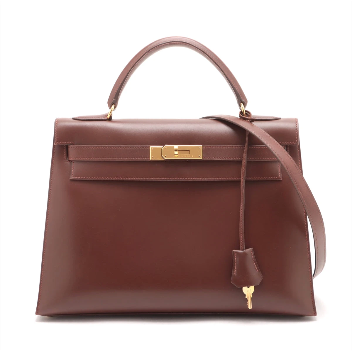 FCS ケリー　カーボン　激レア新品！ ランク N 新品 HERMÈS エルメス ケリー25 セリエ ブラック (89