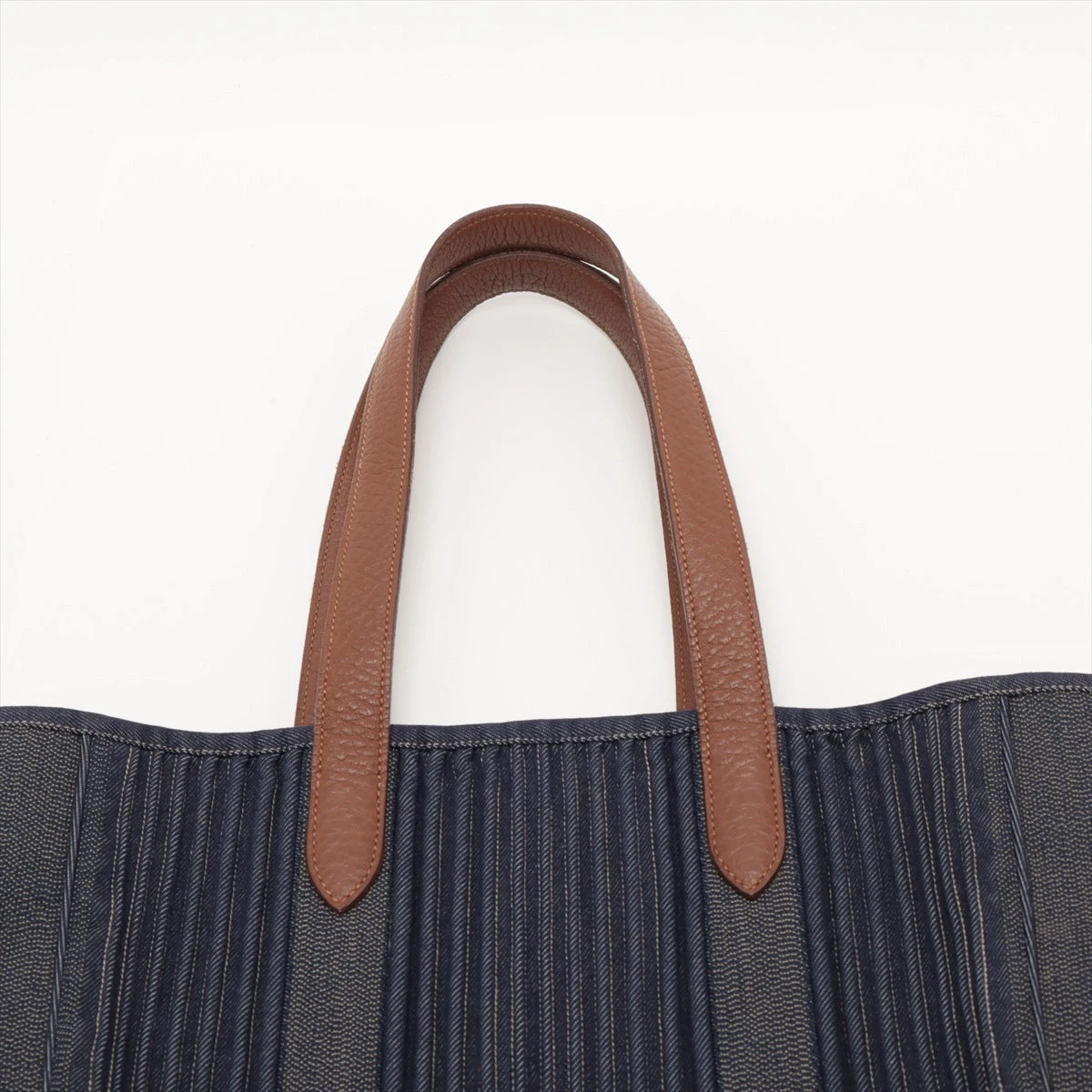 【極美品】エルメス カリカット トートバッグ カバス L刻印トワルデニムカヌレ 極美品】エルメス カリカット トートバッグ カバス L刻印トワル