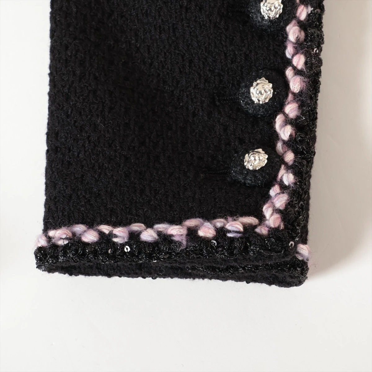 シャネル P78 ウール×カシミヤ×ポリアミド コーチジャケット 34