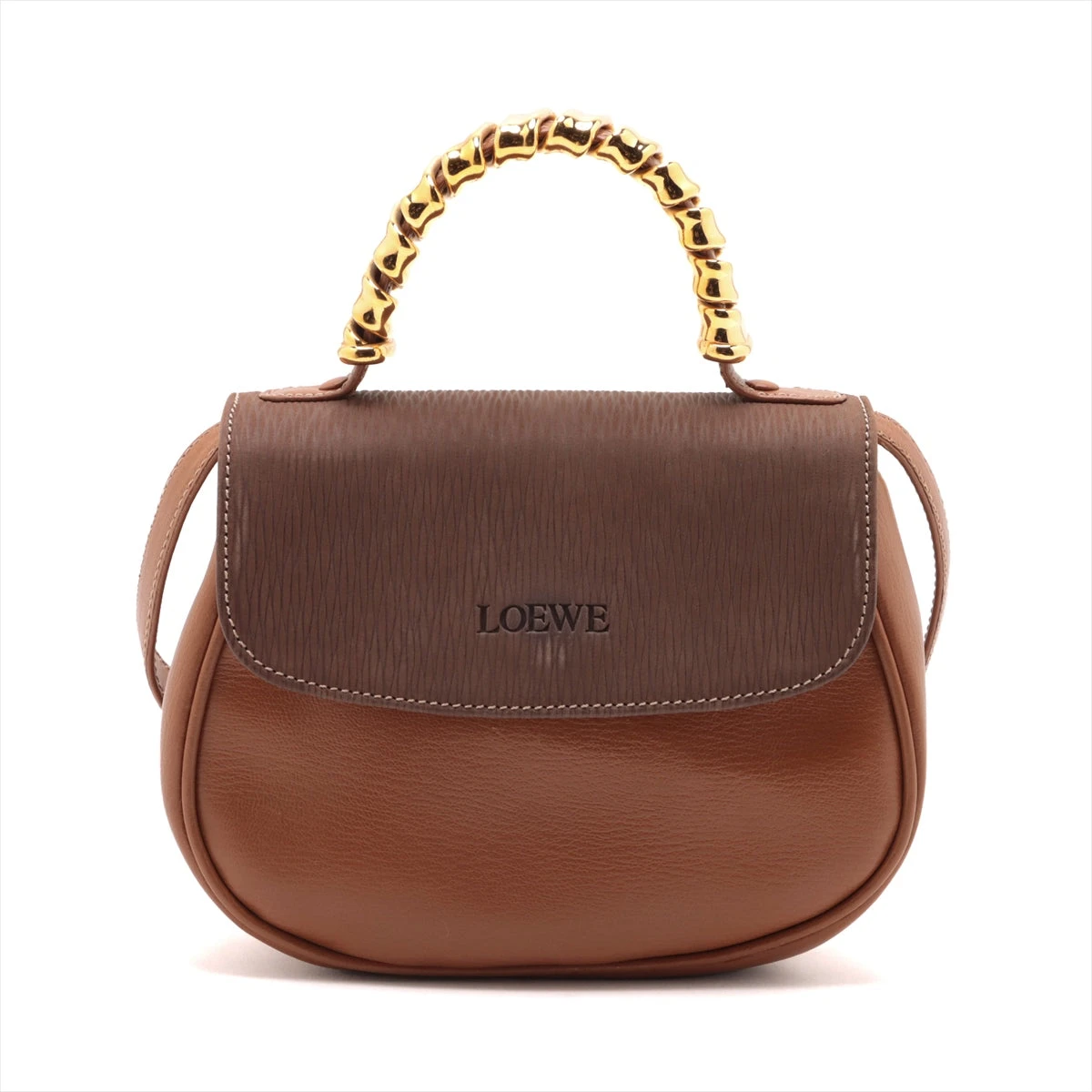 ロエベ ベラスケス ツイスト 2WAY ショルダーバッグ レザー ヌバック