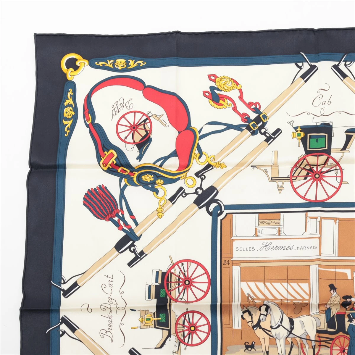 個性的で上品♪【HELMES】カレ 70 パロニエ シルク 個性的で上品♪【HELMES】カレ 70 パロニエ シルク (HERMES