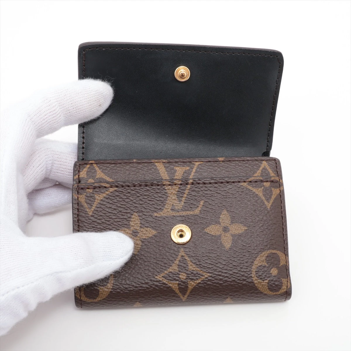 残り僅か LOUIS VUITTON ポルトフォイユ・マイクロ 関税込 ヴィトン モノグラム ポルトフォイユマイクロ M68704 ブラウン